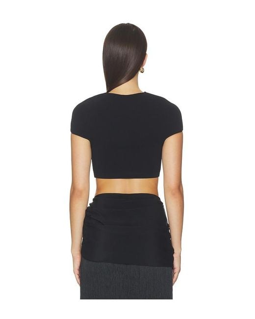 Cult Gaia Black Brett Top