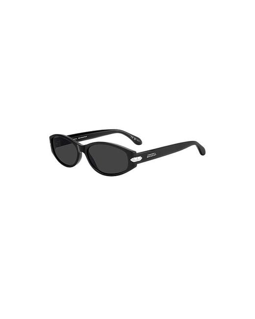 Isabel Marant Black Oval Sunglasses