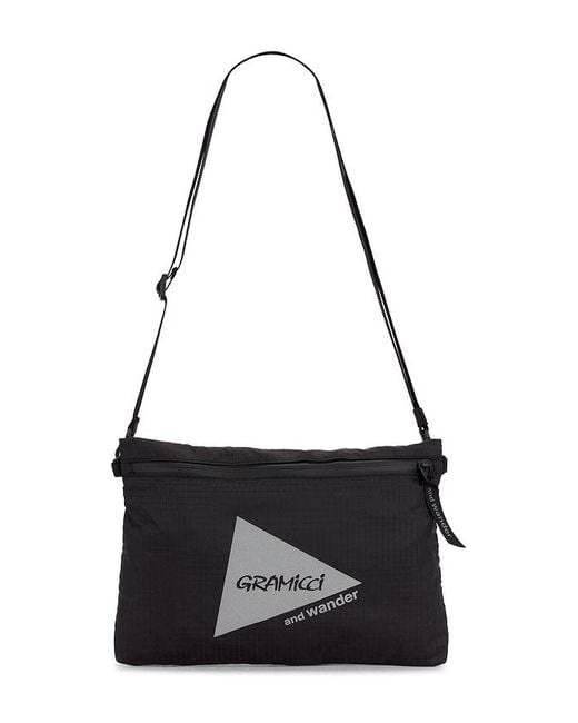 Gramicci Black X And Wander Nylon Sacoche for men