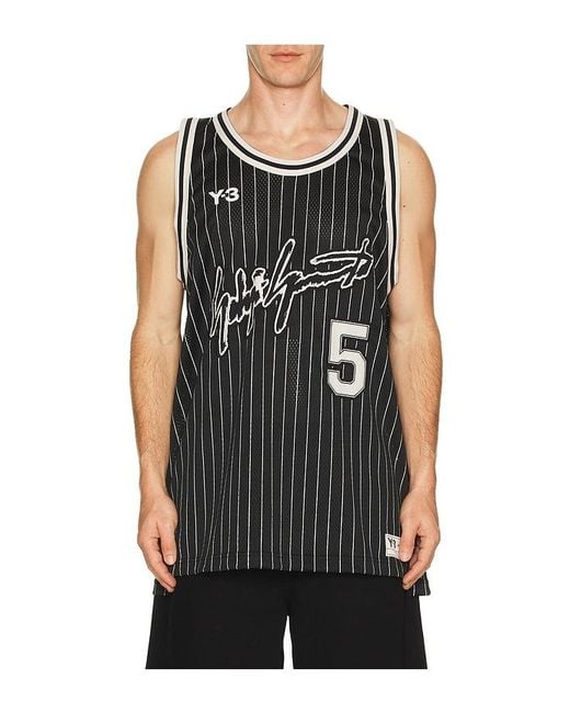 Y-3 Black Elite 5 Bball Jersey for men