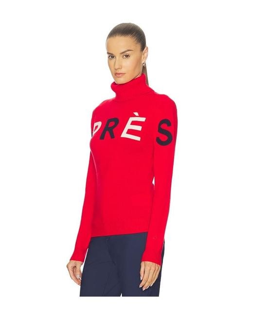 Perfect Moment Red Apres Sweater Ii
