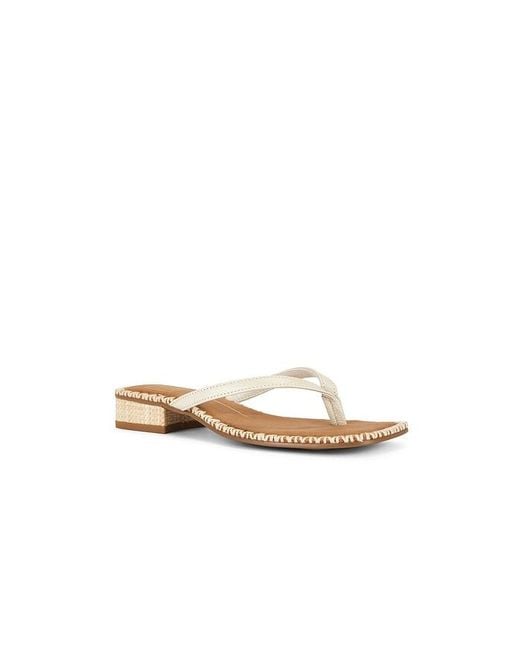 Dolce Vita White Barty Thong Sandal