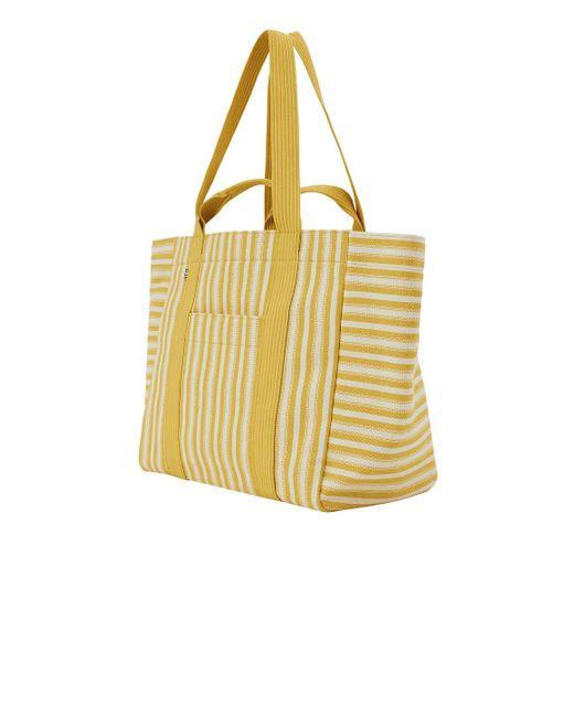 BEIS The Summer Stripe トート Yellow