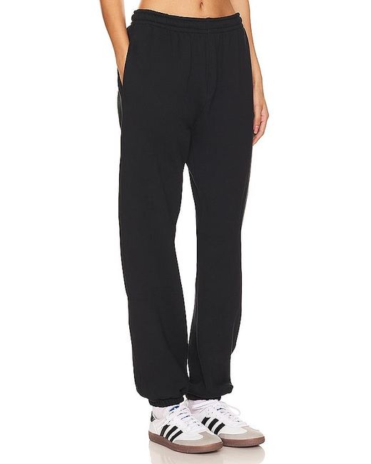 7 DAYS ACTIVE Black Organic Fitted Sweat Pants