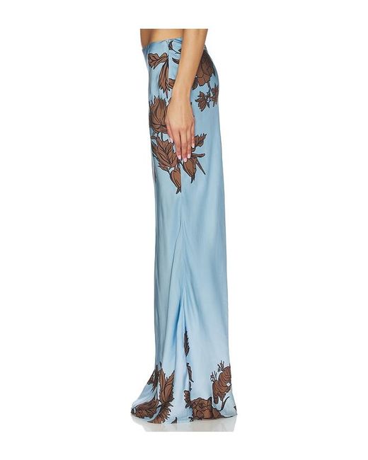 Rococo Sand Blue Maxi Skirt