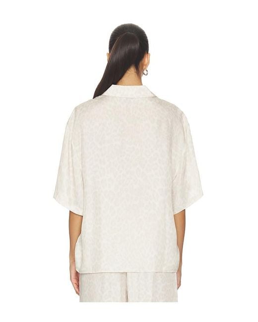 Anine Bing White Coco Shirt