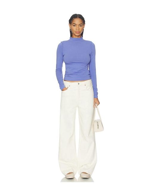 Free People Blue X We The Free Kenzie Long Sleeve