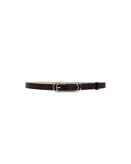 Rag & Bone Black Duo Rounded Rebound Belt