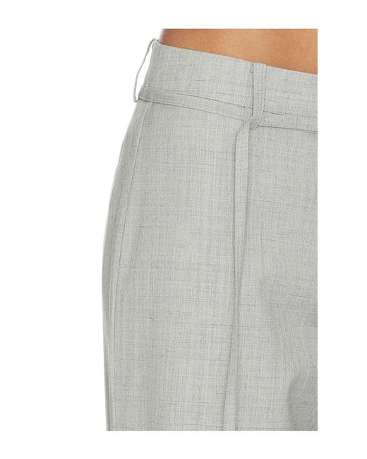 St. Agni White 90S Belt Minimal Pants