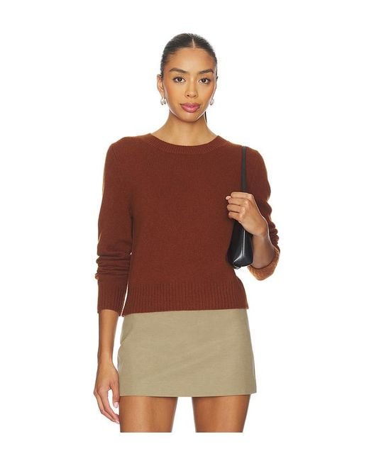 Elodie the Label Brown Sweater Mit Rundhalsausschnitt Laon
