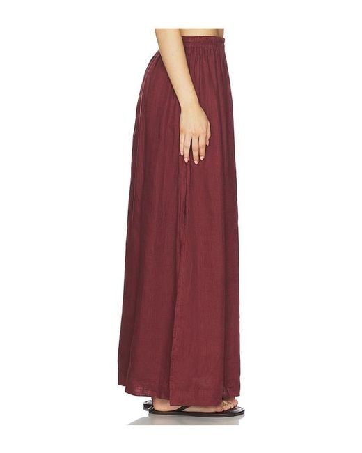 Mikoh Swimwear Red Ciel Maxi Skirt