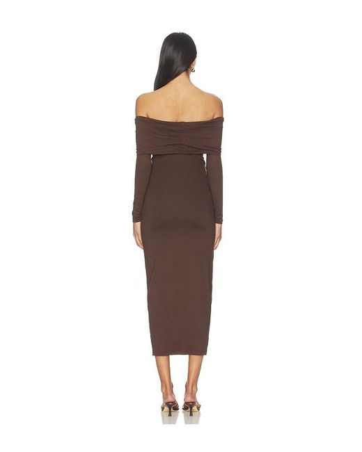 BUMPSUIT Brown The Alison Dress