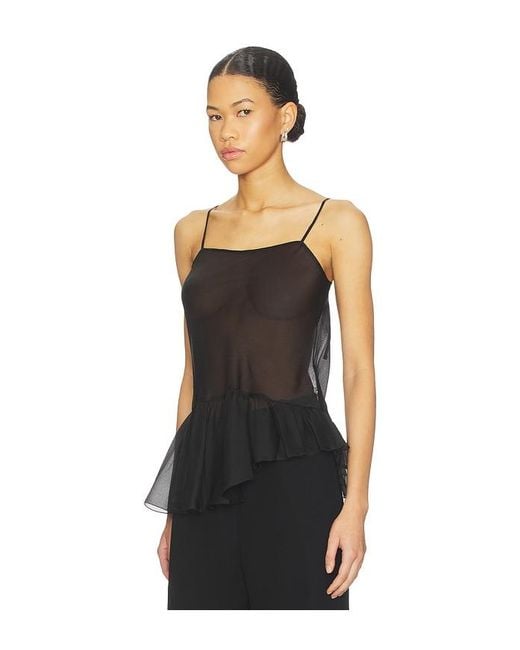 AYA MUSE Black Olyra Top