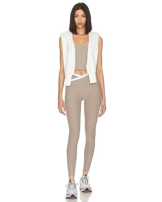 Beyond Yoga Natural Spacedye Slim Racerback Cropped Tank