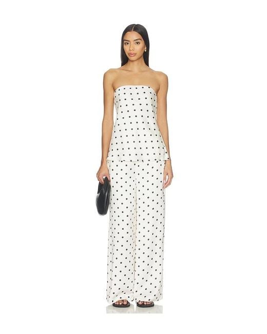 Line & Dot White Ravyn Tube Top