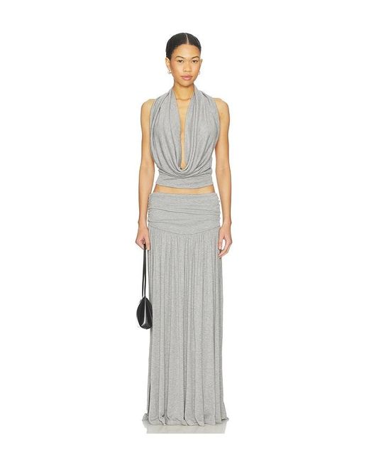 AYA MUSE Gray Viona Skirt
