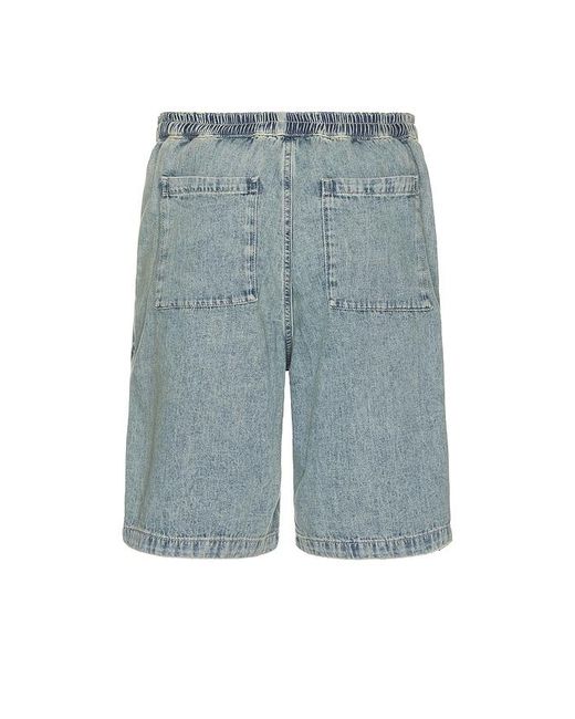 American Vintage Blue Besobay Shorts for men