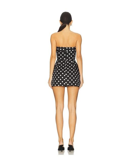Amanda Uprichard Black Lucienne Skort Romper