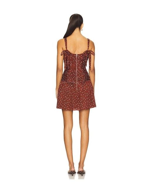 Saylor Red Posy Dress