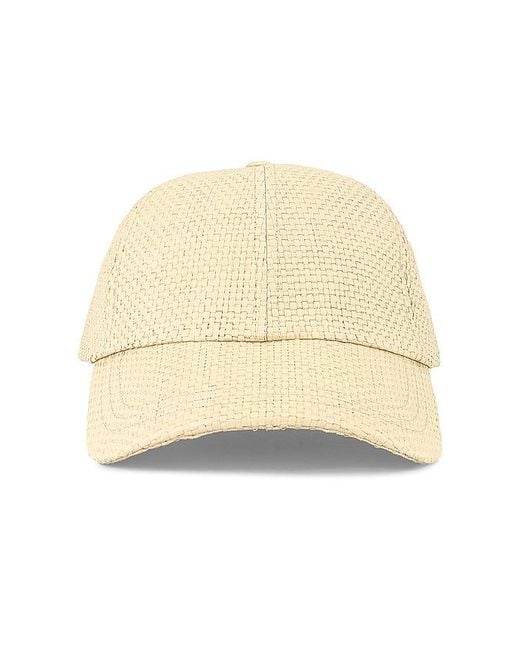 Gorra Straw En Color Crema Talla Hat Attack de color Natural
