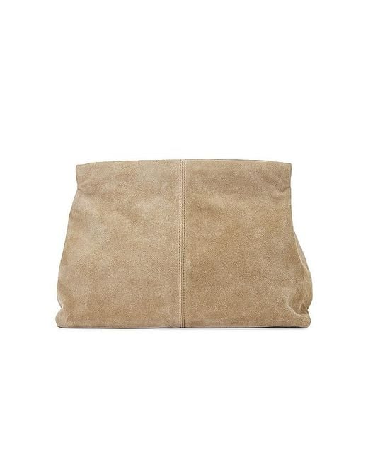 Flattered Natural Clay Bag