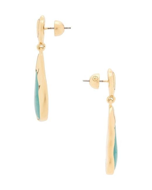 Ettika Blue Hidden Gem Dangle Earrings