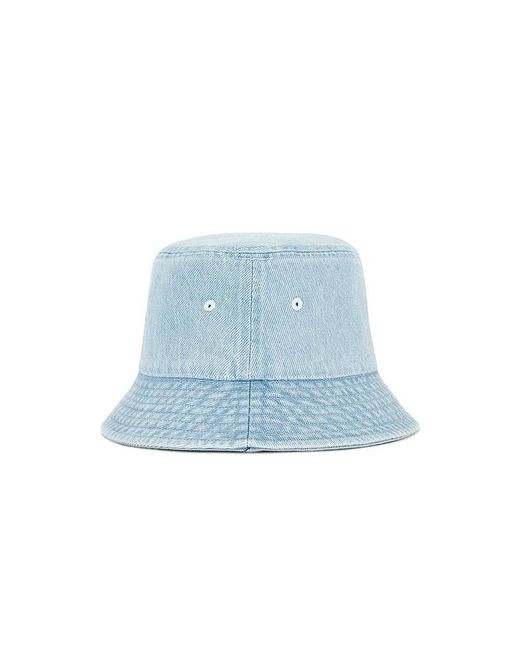 Calvin Klein Blue Monologo Embroidery Denim Bucket Hat for men