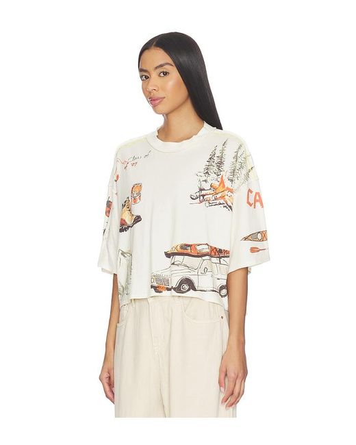 Free People Natural X Mountain View Graphic Tee