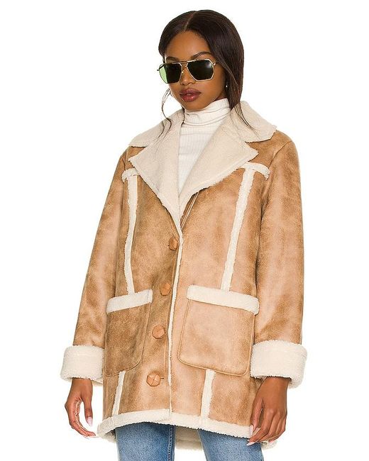 House of Harlow 1960 Brown X Revolve Lowelle Coat