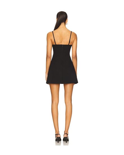 MAJORELLE Black Devon Mini Dress