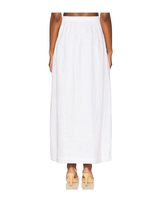 Mikoh Swimwear White Ciel Skirt