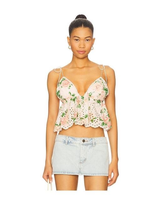 MAJORELLE Pink Chrishelle Crop Top