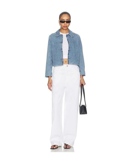 FRAME Blue The Palm Jacket