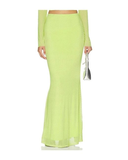 AFRM Green Tegan Skirt