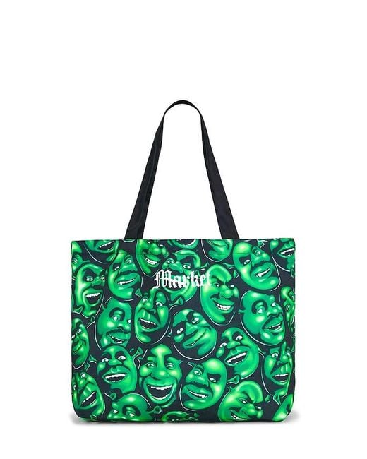 Market Green X Shrek Over Print Tote Bag for men