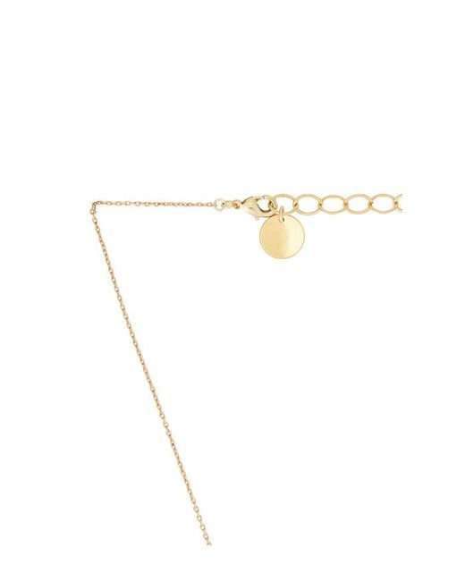 Anton Heunis White Oval Pendant Necklace