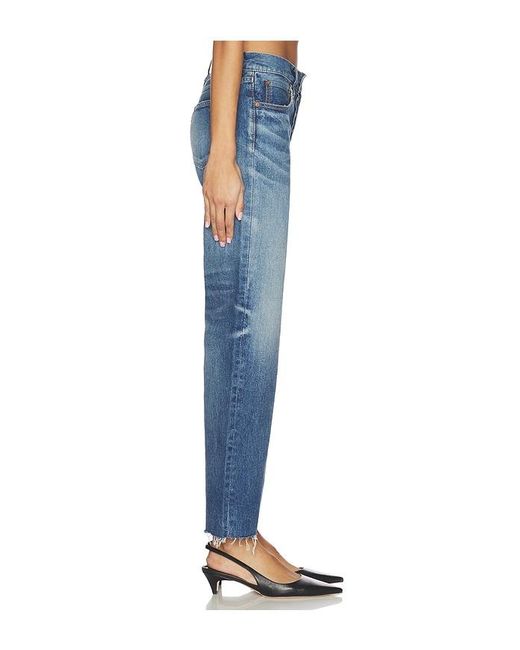 Moussy Blue Needham Straight Low Jeans