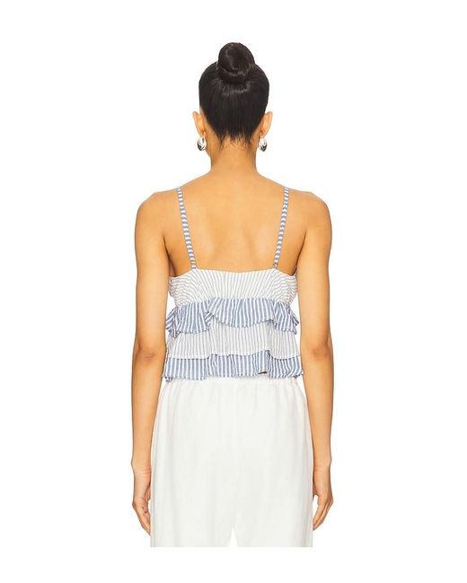 MAJORELLE White Aruba Top