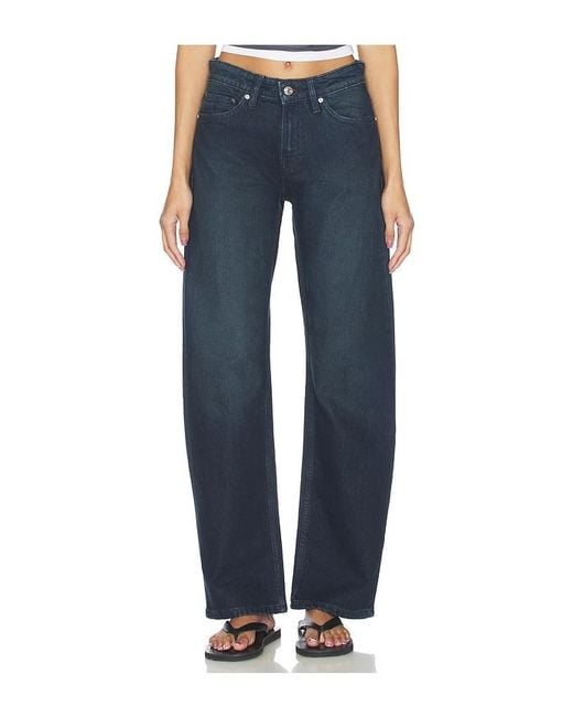 EB DENIM Blue Alida Loose Bowed