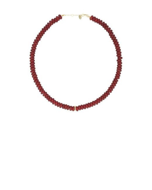 Shashi Red Rouge Gemstone Necklace