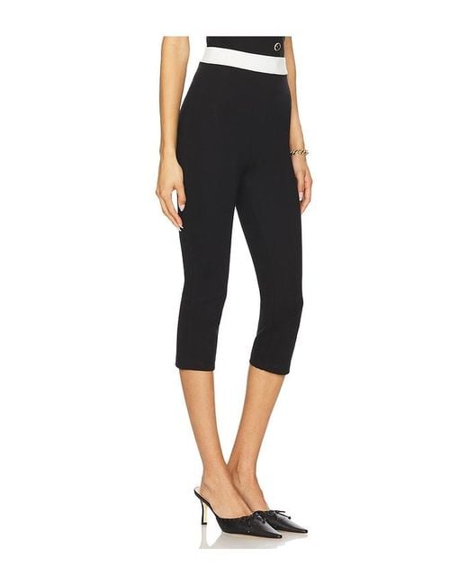 Lovers + Friends Black Audrey Capri Pant