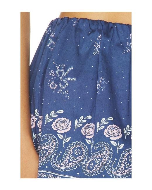 LoveShackFancy Blue Jonie Skort