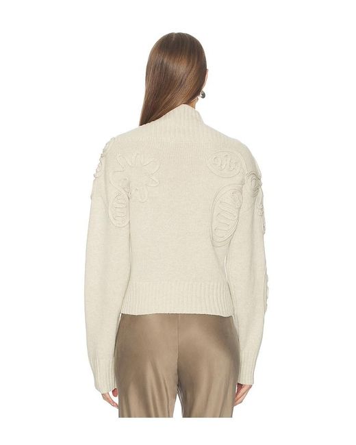 Cult Gaia Natural Deva Knit Sweater
