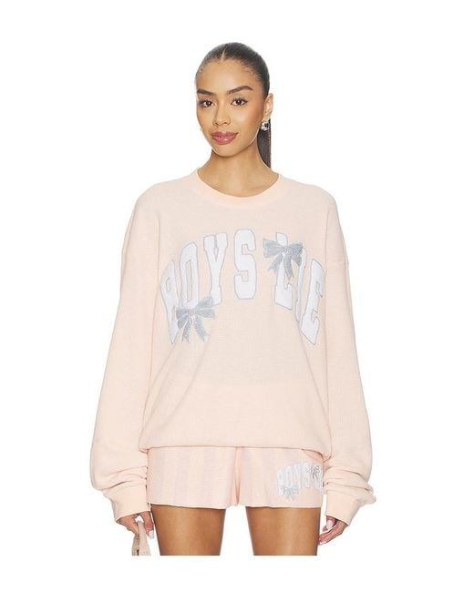 Boys Lie Natural Sunshine And Rainbows Kara Crewneck