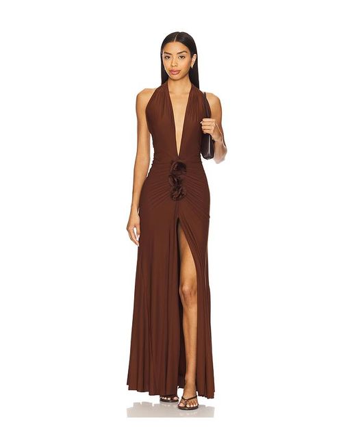 Deme by Gabriella Elida マキシドレス Brown