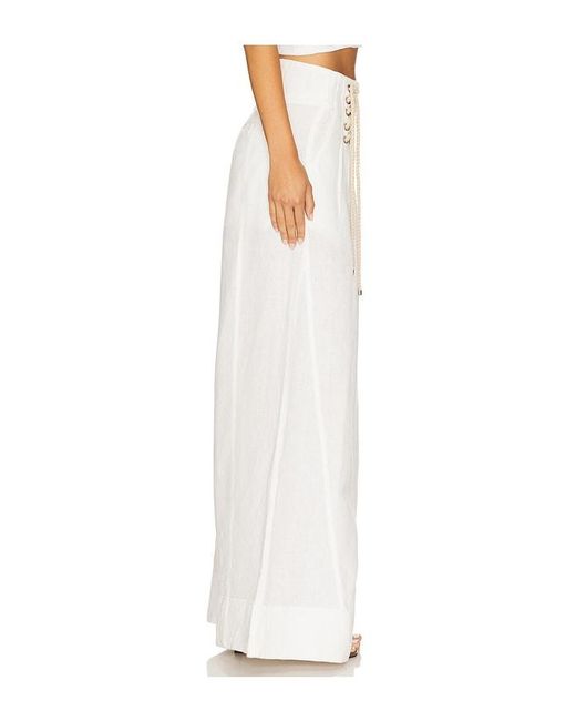 JBQ White Hampton Pant