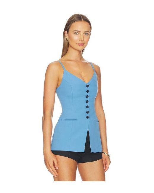 ALIGNE Blue Manhattan Top