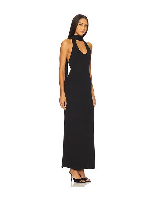 SNDY'S Black Laia Maxi Dress