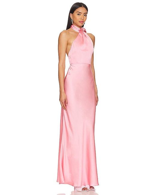 Lovers + Friends Pink Albie Gown