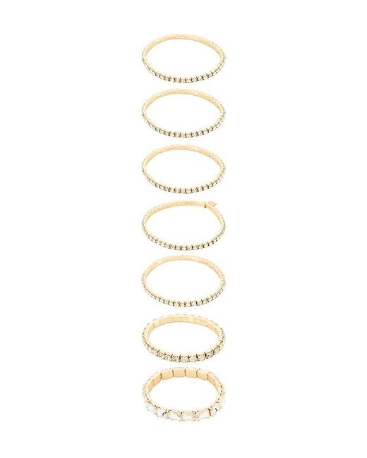 DANNIJO White Valentina Bracelet Set